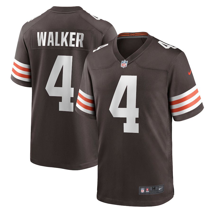 Men Cleveland Browns 4 Anthony Walker Nike Brown Game Player NFL Jersey